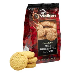 Walkers Mini Rounds Shortbread Bag 4.4oz  #1767